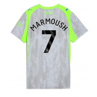 Stroje piłkarskie Manchester City Omar Marmoush #7 Koszulka Trzeciej dla damskie 2025-26 Krótki Rękaw